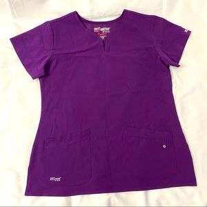 Grey’s Anatomy Purple Scrub Top Large